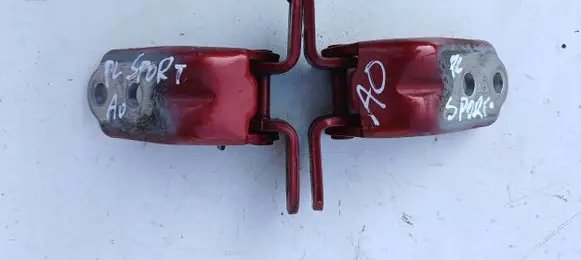 Front door hinge set