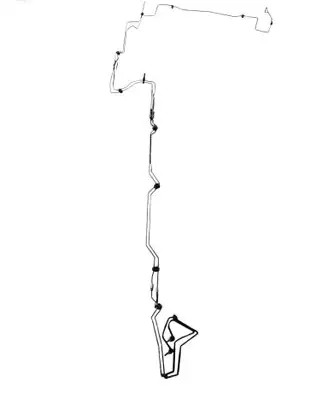 Mercedes-Benz GLB x247 Brake line pipe/hose 