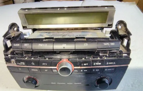 Mazda 3 I Radio/CD/DVD/GPS head unit BP4L66950A 14789910 031B15204