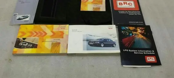 Audi A8 S8 D3 4E Owners service history hand book 