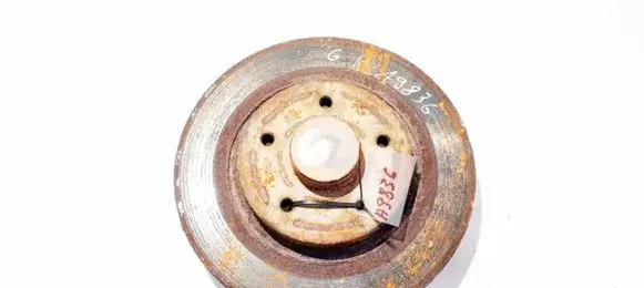 Renault Kangoo II Rear brake disc neventiliuojamas