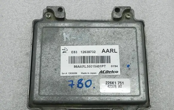 Opel Meriva B Engine control unit/module 12638732 12636386