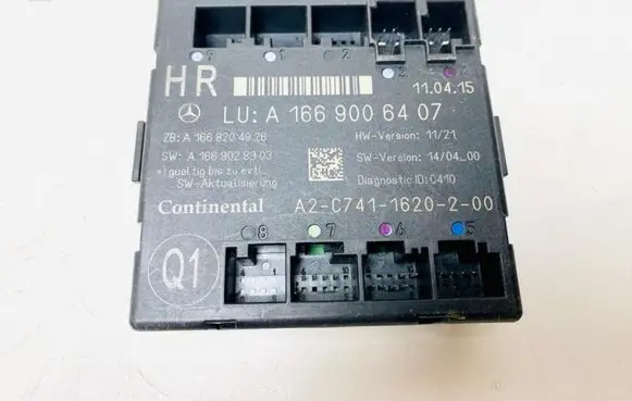 Mercedes-Benz GLE (W166 - C292) Door control unit/module A1669006407 1669006407 A1668204926