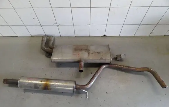 Volkswagen Golf VII Muffler/silencer 5Q6253611A 5Q0253211A