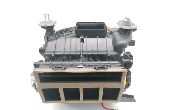 Interior heater climate box assembly