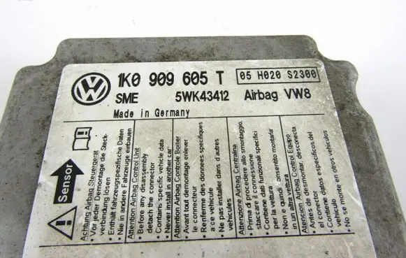 Volkswagen Golf V Airbag control unit/module 1k0909605t