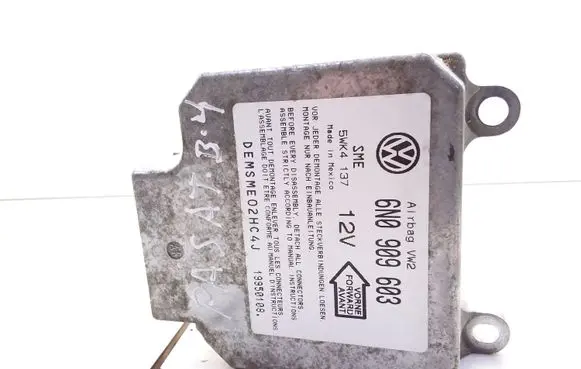 Volkswagen PASSAT B3 Airbag control unit/module 6N0909603 5WK4137