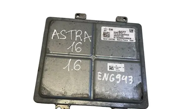Opel Astra K Engine control unit/module 55496077 395357783