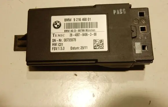 BMW 5 F10 F11 Seat heating relay 9216468 921646801 59130