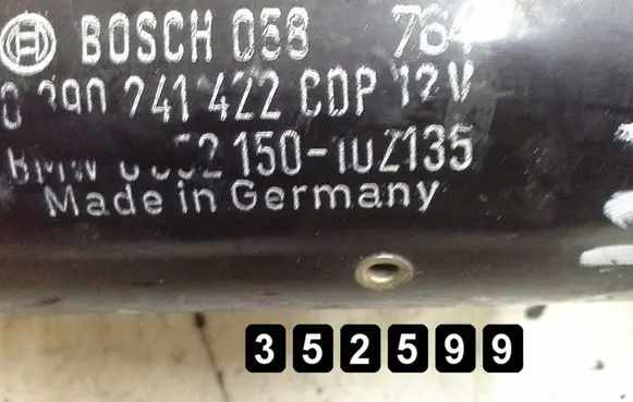 BMW 7 E38 Rear window wiper motor 0390241422