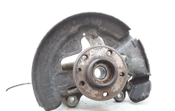 Front wheel hub spindle knuckle