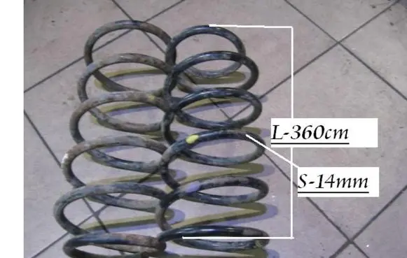 Opel Omega A Front coil spring 312914