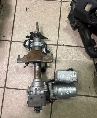 Steering wheel axle