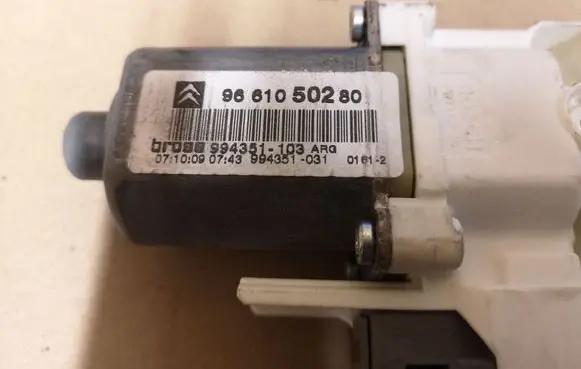 Citroen C6 Rear door window regulator motor 9661050280 994351103