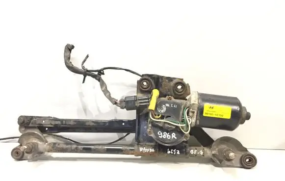 Hyundai Getz Front wiper linkage and motor 981001C100 035247580