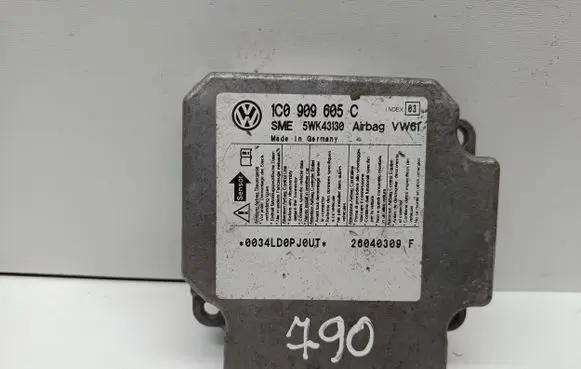 Volkswagen PASSAT B5.5 Airbag control unit/module 1C0909605C 5WK43130