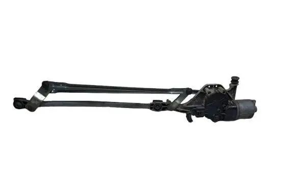 Front wiper linkage and motor