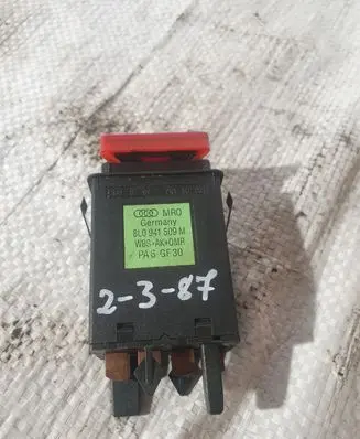 Audi A3 S3 8L Hazard light switch 8L0941509M