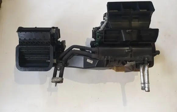 Interior heater climate box assembly