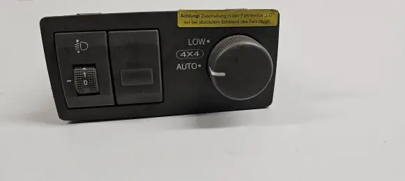 KIA Sorento Differential lock switch 