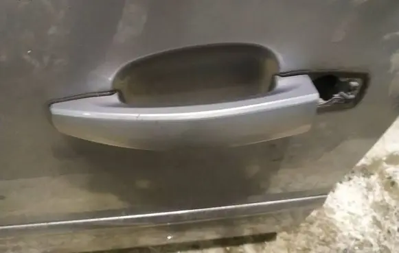 Opel Signum Front door exterior handle 