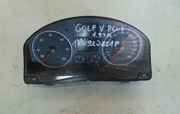Volkswagen Golf Plus Speedometer (instrument cluster) 1K0920851P