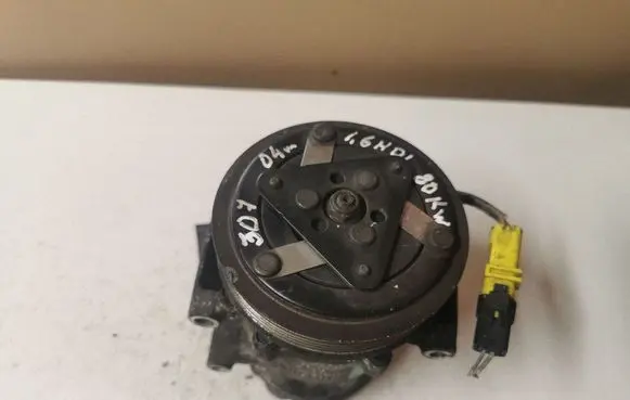 Peugeot 307 Air conditioning (A/C) compressor (pump) 9655191580