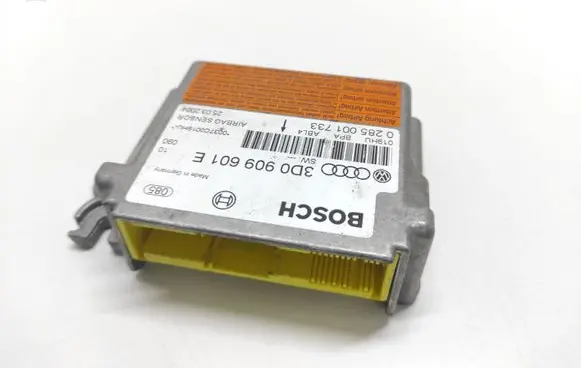 Volkswagen Touareg I Airbag control unit/module 3D0909601E 0285001733