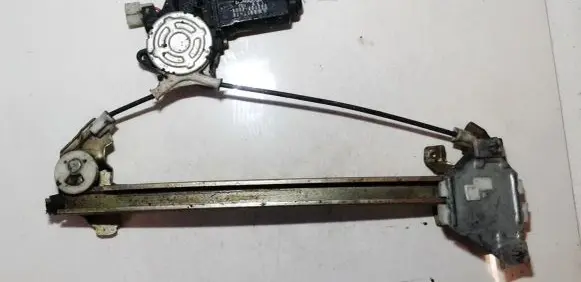 Sliding door window regulator with motor