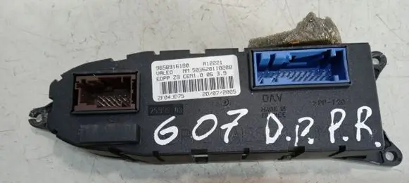 Peugeot 607 Door control unit/module A12221 9658916180
