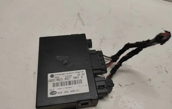Volkswagen Touareg I Tow bar trailer control unit/module S0002 8E0907383A 5DS00840801