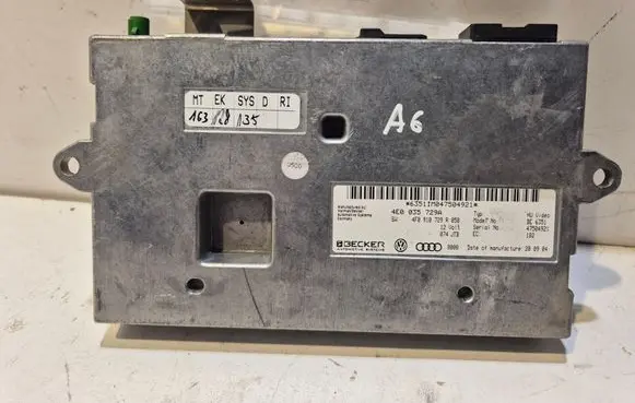 Audi A6 S6 C6 4F MMI control unit 4E0035729A 4F0910729R