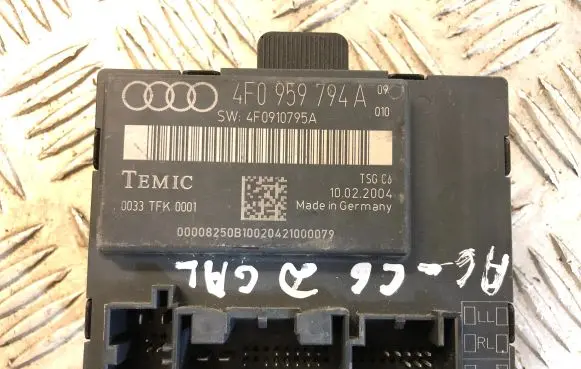 Audi A6 S6 C6 4F Door control unit/module 4F0959794A 4F0910795A 003TFK0001