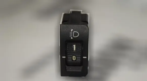 Panel lighting control switch