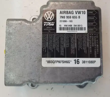 Volkswagen Sharan Airbag control unit/module 7N0959655B