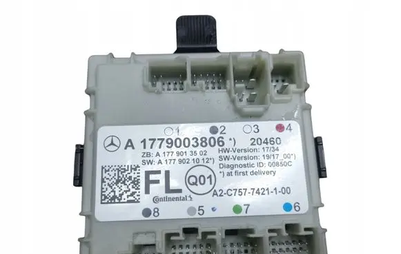 Mercedes-Benz A W177 Door control unit/module A1779003806