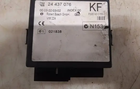 Opel Zafira A Comfort/convenience module 24437076
