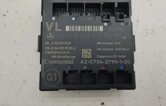 Mercedes-Benz B W246 W242 Door control unit/module A1669005605