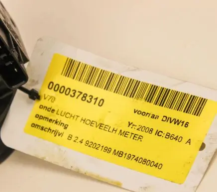 Volvo S80 Mass air flow meter 9202199