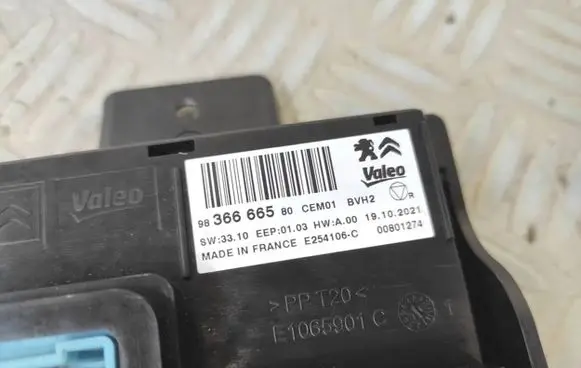 Peugeot Partner III Other control units/modules 9836666580 E1065901C E254106C