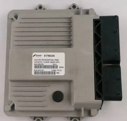 Fiat Grande Punto Engine control unit/module 51795236 7160017201 6H3VS512H
