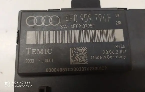 Audi A6 S6 C6 4F Door control unit/module 4F0959794F