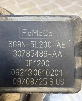 Volvo XC60 Exhaust gas pressure sensor 30785486AA 6G9N5L200AB 092130610201