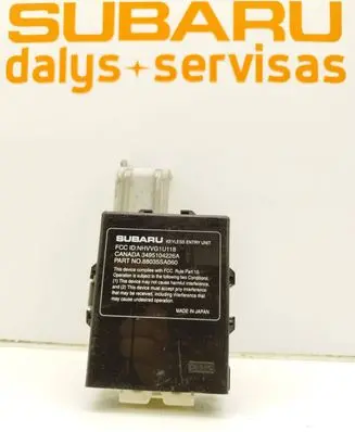 Subaru Forester SG Keyless (KESSY) go control unit/module 88035SA060 VVG1U118 3495104226A