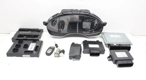 Audi A6 S6 C7 4G Engine ECU kit and lock set 4G0906264