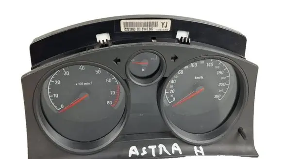 Opel Astra H Speedometer (instrument cluster) 13225953