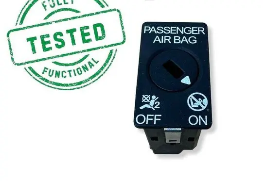 Volkswagen PASSAT B8 Passenger airbag on/off switch 5Q0919237 A25115