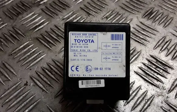 Toyota Corolla Verso E121 Door central lock control unit/module 897410F010 61B168000