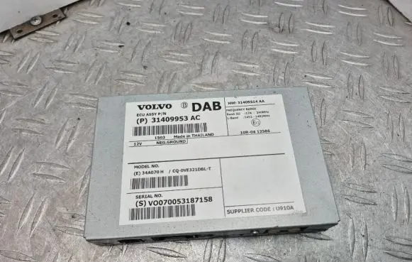 Volvo V60 Antenna control unit 31409953AC 34A070H CQ0VE321DBLT
