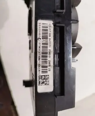 Peugeot 5008 Climate control unit 9673832XT